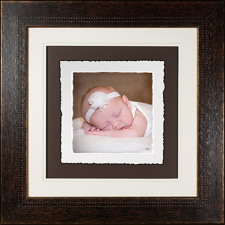 10x10 Frame_Toffee Antiqued Brown Sample
