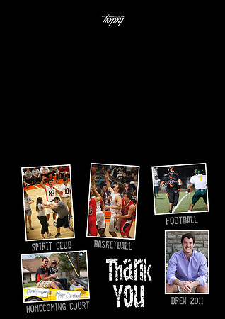 7 x 5 Pano Card Drew Front Back